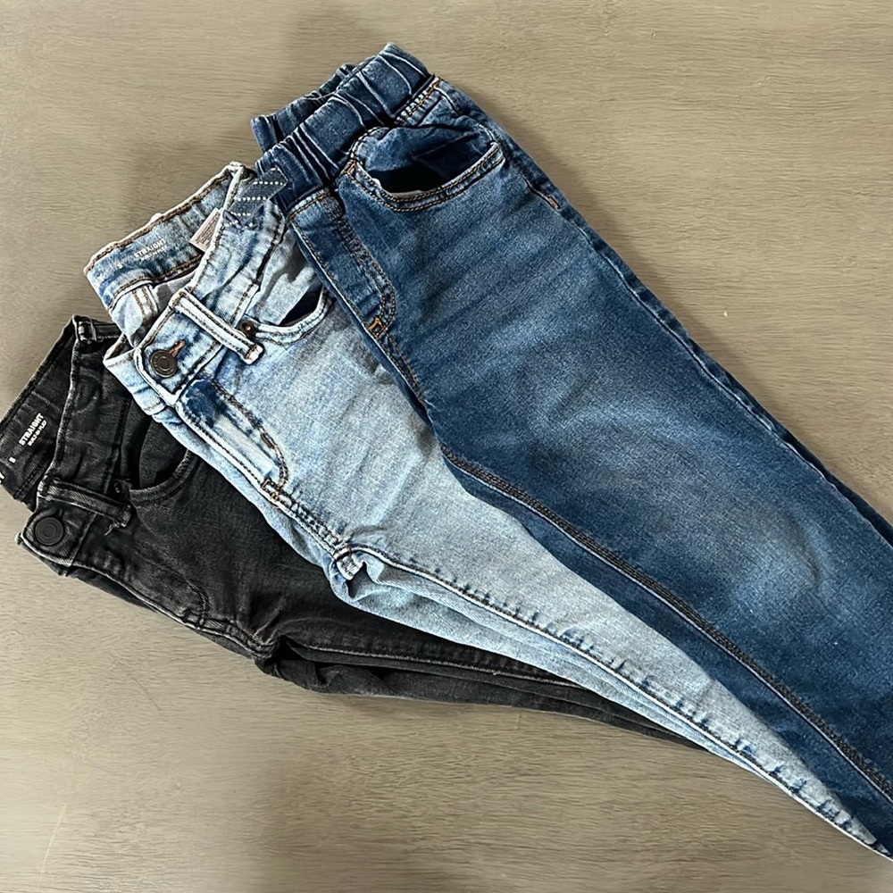 Old Navy & Jumping Beans Size 5 set of 3 pairs Kids Jeans